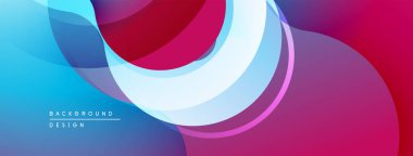 Soyut sıvı şekiller, canlı renklerin karışımı. Modern tasarım, pürüzsüz eğimler dinamik arkaplan yaratır. Minimalist estetik.