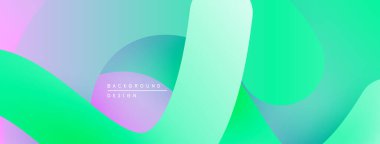 Soyut sıvı şekilleri harmanlanarak canlı pastel gradyanlar yaratır. Yumuşak kıvrımlar örtüşüyor, dinamik görsel doku oluşturuyor. Modern tasarım ögesi.