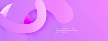 Soyut mor tasarım akışkan şekiller, gradyanlar içerir. Yumuşak kıvrımlar dinamik görsel doku yaratır. Çeşitli projeler için minimalist arkaplan.