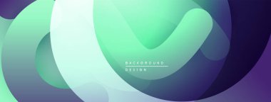 Soyut sıvı şekiller, canlı renklerin karışımı. Modern tasarım, pürüzsüz eğimler dinamik kompozisyon yaratır. Minimalist estetik.