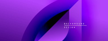 Soyut mor tasarım. Yumuşak eğimler akışkan şekiller yaratır, modern estetik. Metin arka plan tasarımı okur. Minimalist kompozisyon.