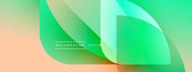 Soyut eğim arkaplanı. Üst üste binen şekiller dinamik görsel efekt yaratır. Yumuşak renkler pürüzsüzce harmanlanır, modern tasarım ögesi.