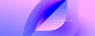 Soyut sıvı şekiller, mor renkler düzgün bir şekilde harmanlanır. Gradyan arka plan modern tasarım elementleri, hafif ışıklandırma öneriyor.