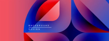 Soyut sıvı şekilleri canlı renkleri harmanlar. Kırmızı, mavi, pembe gradyanlar modern arka plan tasarımı yaratır. Yumuşak geçişler, dinamik kompozisyon.