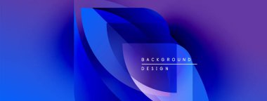 Soyut akışkan şekiller harmanlanarak canlı mavi ve mor renkler yaratır. Metin, merkez formda arkaplan tasarımı okur. Modern, dinamik kompozisyon.