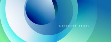 Soyut katmanlar dinamik görsel akış yaratır. Mavi, yeşil renkler harmanlanarak modern zemin oluşturuyor. Yumuşak eğimler derinlik ve hareket önerir.