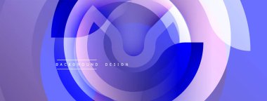 Soyut akışkan şekiller, canlı mor renkler, katmanlı tasarım. Modern estetik, dinamik bileşim, pürüzsüz eğimler sunar.