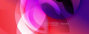 Soyut akışkan şekiller, canlı renkler, değişken arkaplan. Sancaklar ve sunumlar için modern tasarım unsuru. Düz eğriler dinamik görsel oluşturur.