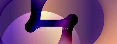 Soyut sıvı şekiller, canlı renklerin karışımı. Modern tasarım, gradyan etki dinamik görsel etki yaratır. Arkaplanda pürüzsüz geçişler.