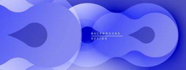 Soyut mavi katmanlar modern tasarım yaratıyor. Dereceli gölgeler derinlik ve görsel ilgi sunar. Minimalist estetik.