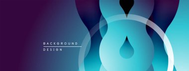 Soyut eğim arkaplanı. Mavi, mor renkler harmanlanır. Dairesel katmanlar derinlik yaratır, modern estetik. Minimalist tasarım ögesi.