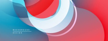 Soyut katmanlar, dalgalı şekiller, canlı renkler. Modern tasarım, pürüzsüz eğimler, dinamik kompozisyon. Projeler için arkaplan ögesi.