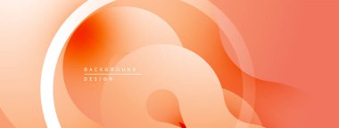 Soyut sıvı şekilleri, ılık turuncu renkler, pürüzsüz gradyanlar. Minimalist tasarım, modern estetik, mükemmel zemin.