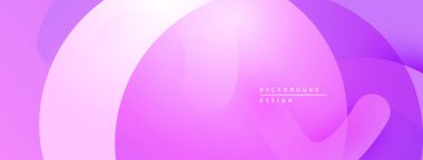 Soyut sıvı şekilleri, pembe mor gradyanlar. Arka planlar ve sunumlar için modern tasarım öğesi. Yumuşak eğriler dinamik görsel akış yaratır.