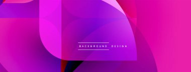Soyut pembe renkler üst üste biniyor. Modern tasarım elementleri dinamik görsel doku oluşturur. Arkaplanda akıcılık ve enerji var..