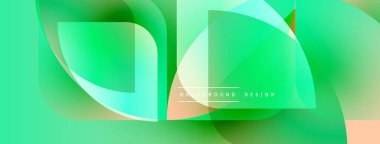 Soyut sıvı şekiller, canlı yeşil renkler baskın. Yumuşak gradyanlar harmanlanarak, dinamik görsel efekt yaratır. Modern tasarım elemanları.
