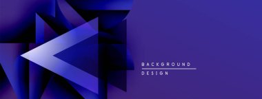 Soyut geometrik şekiller, canlı mor renkler, modern tasarım. Minimalist kompozisyon, afişler veya arkaplanlar için uygun.