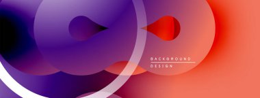 Soyut sıvı şekiller, canlı renklerin karışımı. Modern tasarım, pürüzsüz eğimler dinamik kompozisyon yaratır. Minimalist estetik.