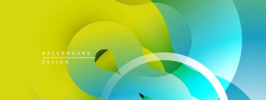 Soyut sıvı şekilleri sarı, yeşil, turkuaz renkleri harmanlıyor. Pürüzsüz gradyanlar modern arkaplan tasarımı yaratır. Minimalist estetik.