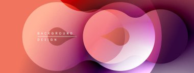 Soyut sıvı şekilleri örtüşür ve canlı bir arkaplan oluşturur. Yumuşak renkler harmanlanır, modern tasarım ögesi oluşturulur.