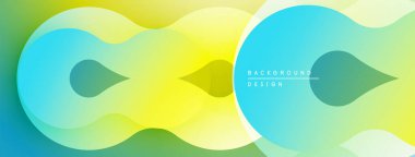 Soyut renkli arkaplan. Üst üste binen şekiller dinamik görsel efekt yaratır. Mezuniyet geçişleri pürüzsüz bir estetik cazibe sunuyor. Modern tasarım elemanları.