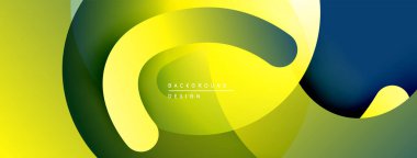 Soyut sıvı şekiller, canlı renklerin karışımı. Modern tasarım, pürüzsüz eğimler dinamik kompozisyon yaratır. Arkaplanda hareket ve enerji var..