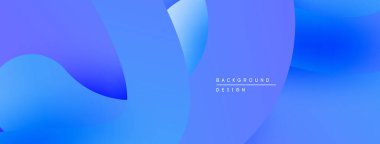 Soyut mavi eğimler akan şekiller oluşturur. Minimalist tasarım modern arka plan, temiz estetik öneriyor. Metin arkaplan tasarımı okur.
