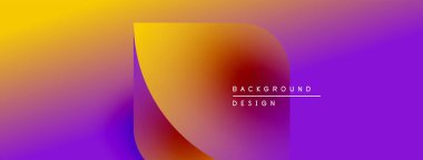 Soyut eğim arkaplanı. Canlı renkler düzgün bir şekilde harmanlanarak, dinamik görsel efekt yaratır. Dijital projeler için modern tasarım ögesi.