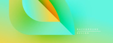 Soyut eğim arkaplanı. Pürüzsüz renk değişimi, akışkan şekiller modern görsel efektler yaratır. Minimalist tasarım, canlı renkler.
