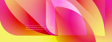 Soyut sıvı şekiller, canlı renklerin karışımı. Dinamik kompozisyon modern arkaplan tasarımı yaratır. Yumuşak eğimler, sıcak tonlar görsel alana hakim..