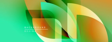 Soyut sıvı şekilleri örtüşür, canlı gradyanlar yaratır. Yeşil, turuncu, sarı renkler kusursuz bir şekilde harmanlanır. Arka planlar için modern tasarım ögesi.