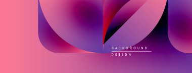 Soyut sıvı şekilleri pembe, mor renkleri harmanlıyor. Modern tasarım hareketi, enerjiyi, görsel ilgiyi çağrıştırıyor. Mevcut en küçük metin.