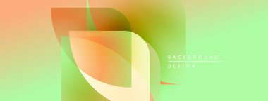 Soyut gradyanlar harmanlanarak, dinamik görsel efekt yaratır. Yumuşak renkler örtüşüyor, katmanlı şekiller oluşturuyor. Minimalist tasarım, modern estetik.