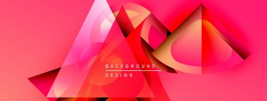 Soyut geometrik şekiller, canlı pembe renkler, modern tasarım elementleri. Üst üste binen katmanlar dinamik görsel doku yaratır. Arkaplan özellikleri metin arkaplanı, tasarım.