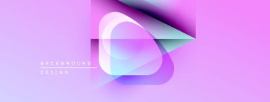 Soyut gradyan tasarımı. Mor, deniz mavisi rengi karışımı. Bulanık şekilli modern arkaplan, metin elemanları mevcut. Minimalist estetik.