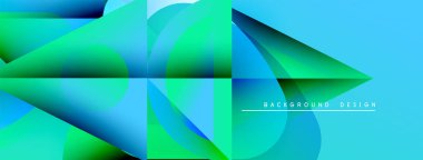 Soyut akışkan şekiller harmanlanır, canlı mavi, yeşil gradyanlar oluşturur. Modern tasarım hareketi, enerjiyi, görsel ilgiyi çağrıştırıyor. Arkaplanda metin ögeleri.