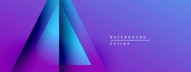 Soyut geometrik şekiller, canlı mor renkler, eğim etkisi. Arka planlar ve sunumlar için modern tasarım öğesi. Minimalist estetik.