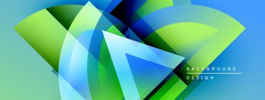 Soyut enerjik tasarım akış şekilleri, gradyanlar. Mavi, yeşil renkler kompozisyona hakim, dinamik görsel efekt yaratır.