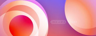 Soyut renkli katmanlar dinamik görsel efekt yaratır. Gradyan gölgeler harmanlanarak modern arkaplan tasarımı oluşturur. Pürüzsüz şekiller örtüşür.