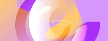 Soyut sıvı şekiller, canlı renklerin karışımı. Modern tasarım, pürüzsüz eğimler dinamik kompozisyon yaratır. Yumuşak ışık, zarif estetik..