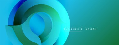 Soyut sıvı şekiller, canlı deniz mavisi renkleri, modern tasarım. Üst üste binen katmanlar dinamik görsel efekt yaratır. Minimalist estetik.