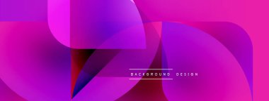 Soyut sıvı şekilleri, canlı pembeler, morlar dinamik bir zemin oluşturur. Modern tasarım elementleri enerji, hareket.