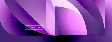 Soyut mor tasarım akışkan şekiller, gradyanlar içerir. Metin elemanı ile modern arkaplan, basit kompozisyon.