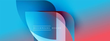 Soyut sıvı şekilleri mavi ve pembe renkleri harmanlıyor. Modern tasarım metin arkaplan tasarımı içerir. Gradyan renkler dinamik görsel efekt yaratır.