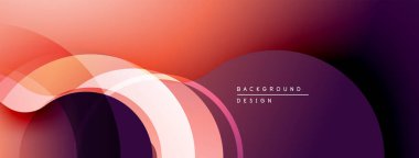 Soyut akışkan şekiller, sıcak renk eğimleri. Arka planlar ve sunumlar için modern tasarım öğesi. Düz eğriler dinamik görsel oluşturur.