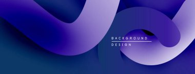 Soyut sıvı şekiller, canlı mor renkler, pürüzsüz gradyanlar modern arkaplan tasarımı yaratır. Minimalist estetik, dinamik kompozisyon.