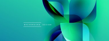 Soyut sıvı şekilleri üst üste binerek canlı, mavi renkler yaratır. Arka planlar ve sunumlar için modern tasarım öğesi. Minimalist estetik.