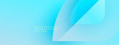 Soyut mavi arkaplan. Pürüzsüz gradyanlar akışkan şekiller, modern tasarım elementleri yaratır. Minimum metin arkaplan tasarımı okur.