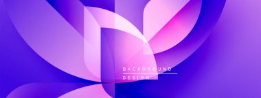 Soyut mor tasarım akışkan şekiller, gradyanlar içerir. Modern arka plan dijital projeler ve sunumlar için idealdir. Canlı, dinamik bileşim.