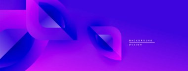 Soyut akışkan şekiller, canlı mor renkler, modern tasarım. Gradyan katmanlar dinamik görsel efekt yaratır. Sunumlar için uygun arkaplan.